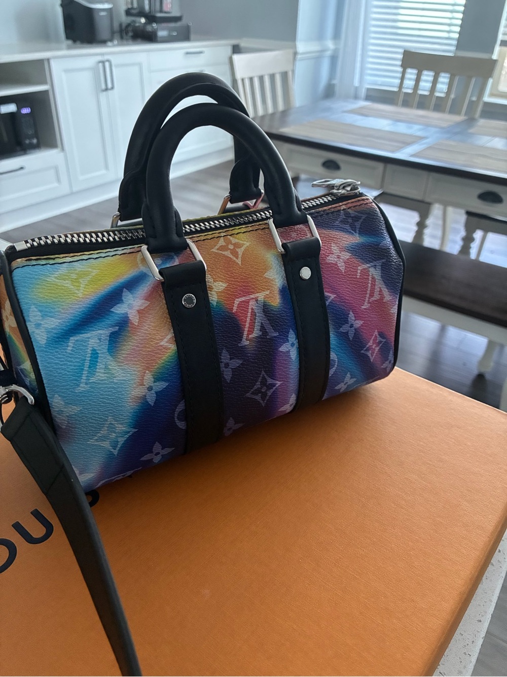 Louis Vuitton Sunset Monogram Keepall - Picture 5 of 8